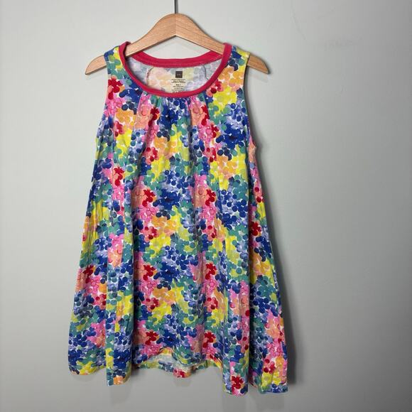 Tea Collection Rainbow Floral Dress - Picture 1 of 4